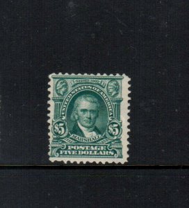 USA #313 Mint Fine Very Lightly Hinged - Pulled Perf At Lower Left *W\ Cert.*