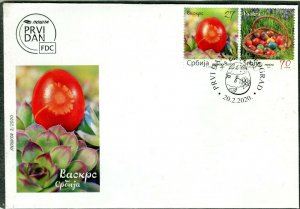 1487 SERBIA 2020 - Easter - FDC