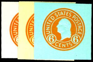 U.S. CUT SQUARES U529-31  Mint (ID # 26797