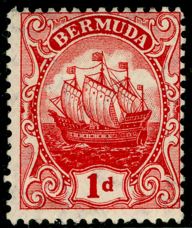 BERMUDA SG46a, 1d Rose-Red, M MINT. Cat £26.