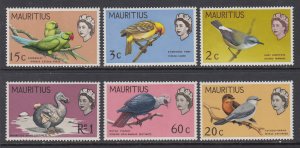 Mauritius 327-332 Birds MNH VF