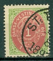 Danish West Indies - 5 Used