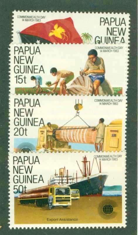 PAPUA NEW GUINEA 580-3 MH BIN $1.80