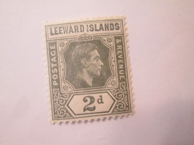 Leeward Islands #107 MH  2019 SCV = $2.00