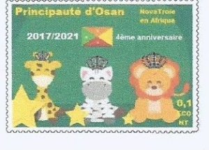 NOVATROIE : OSAN - 2021 - NovaTroie, 4th Anniv - Imperf 1v - MNH - Private Issue