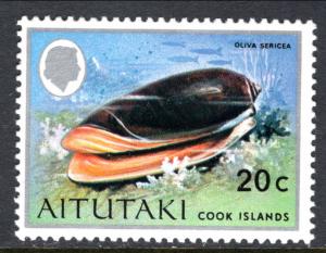 Aitutaki 90 Seashell MNH VF