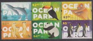Hong Kong 2020 Ocean Park Stamps Set of 6 MNH