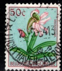 Belgian Congo - #268 Angaecum - Used