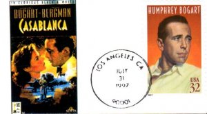 #3152 Humphrey Bogart Mini Special FDC