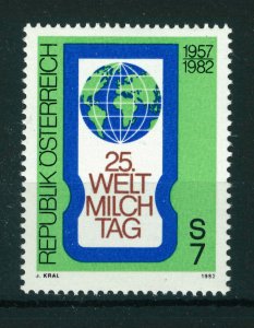 Austria 1982 World Dairying Day stamp. MNH. Sg 1932