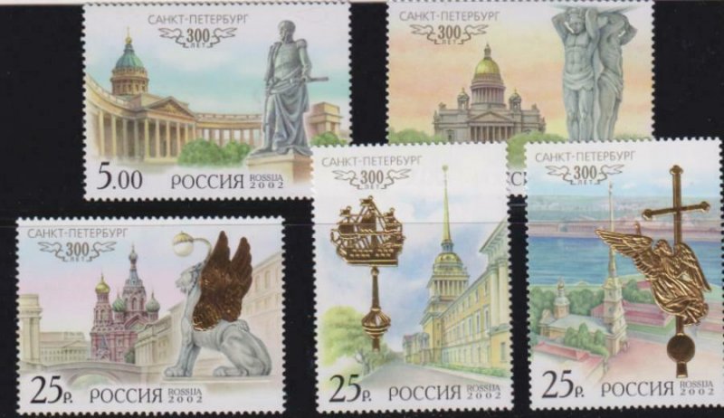 Russia 2002 SC 6695-99 MNH