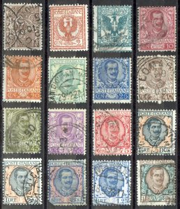 Italy Sc# 76-91 Used 1901-1926 Definitives