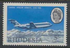 Rhodesia SG 396 SC# 244 MH Aviation Central African Airways see details 