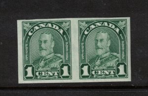 Canada #163d Very Fine Never Hinged Imperf Pair **With Certificate**