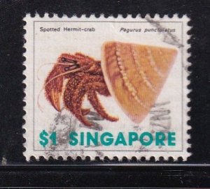 Singapore 1977 Sc 272 shells $1 Used