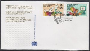 United Nations Scott 611-2 Combo FDC - Technology Development