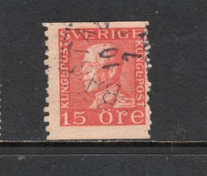 Sweden Scott#  168  single used