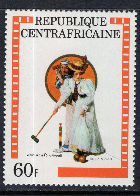 Central African Republic 507 Norman Rockwell MNH VF