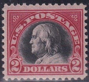 US Modern after Scott 547 (1920-on) #547a MINT NH F - VF Fresh Cat Value  $425