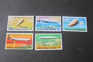 Mauritania 1976 Sc 345-48,C167-68 space CTO set FU set