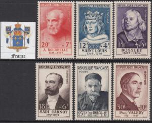 France - Yv 989-994 - MNH** super quality cv 250$