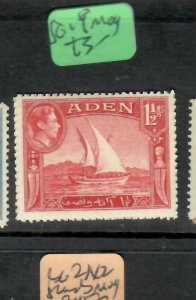 ADEN (PP1102B) KGVI  1 1/2A    SG 19   MOG 