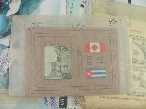 CUBA, Excellent accumulation of Souvenir Sheets & other Stamps