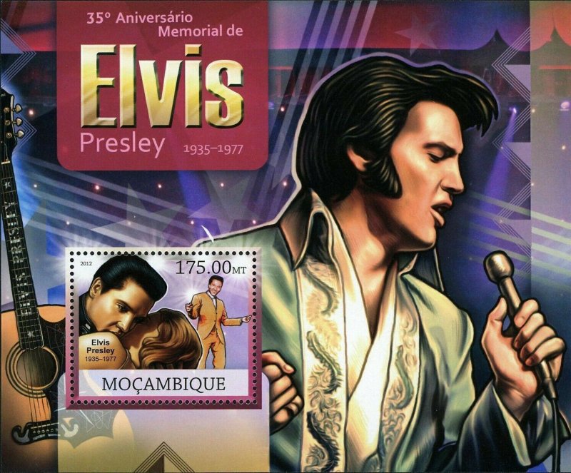 Elvis Presley Stamp American Singer Music Legend Souvenir Sheet MNH #5978/Bl.662