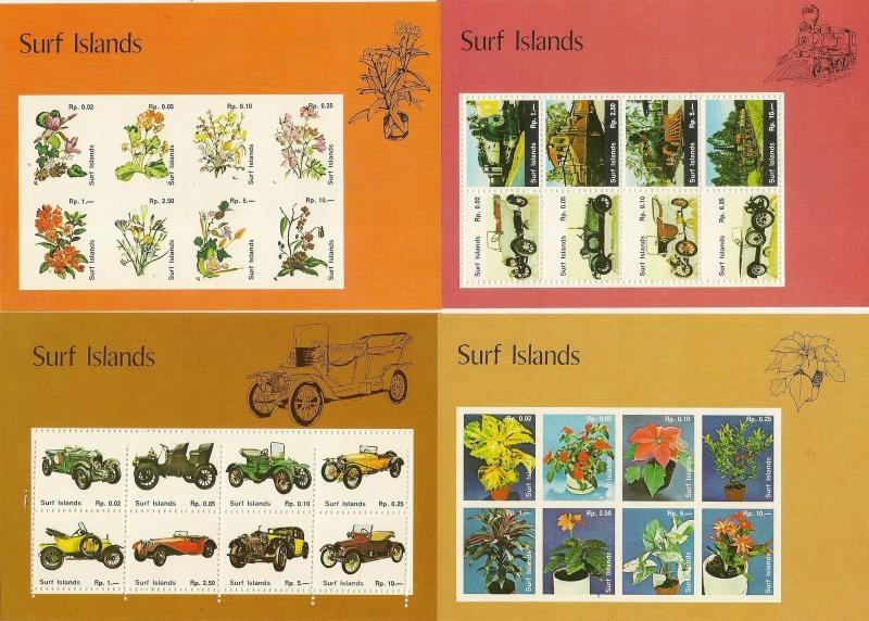 Surf Islands Miniature Sheets MNH (17)