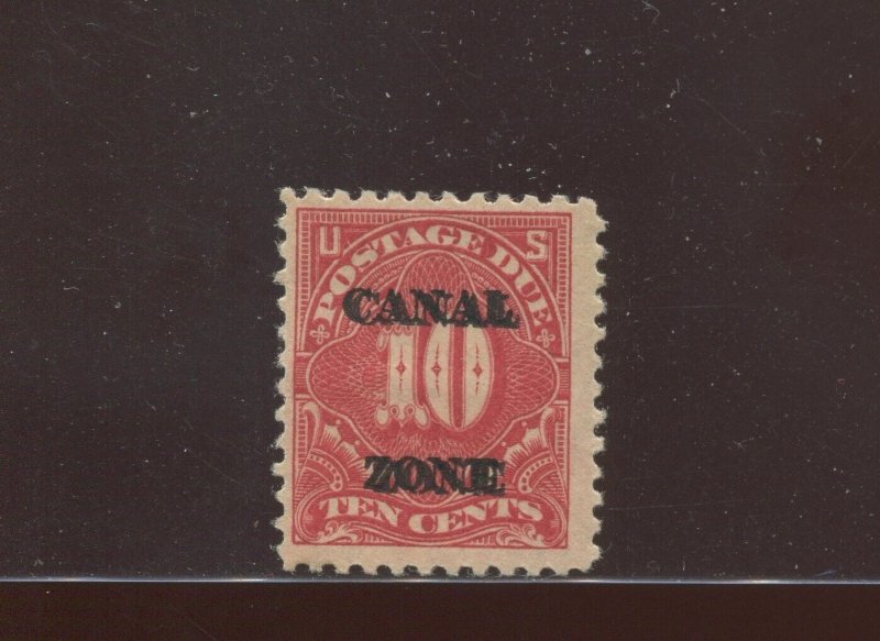 Canal Zone J20c Double Postage Due Overprint ERROR Stamp with APS Cert(BZ1042