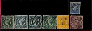 94745f - NEW SOUTH WALES - STAMP - Nice lot of 7  USED stamps