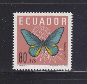 Ecuador 713 MNH Insects. Butterfly