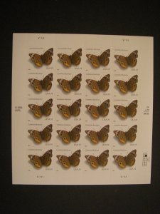 Scott 4001, 24c Common Buckeye, sheet of 20, #V1111, MNH Beauty