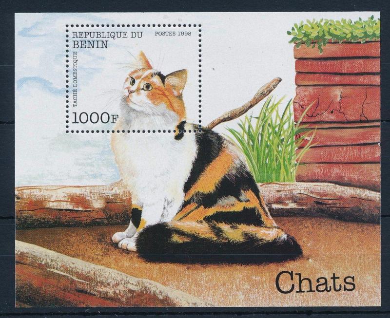 [30840] Benin 1998 Animals Cats MNH Sheet