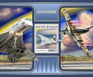 2017 Guinea-Bissau Mnh. Concorde. Y&T Code: 1303  |  Michel Code: 9229 / Bl.1593