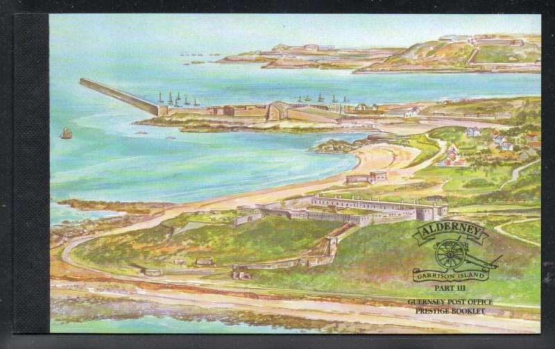 Alderney 137b//141d Garrison Island stamp booklet mint NH