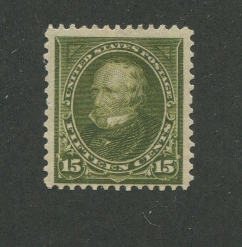 1898 United States Postage Stamp #284 Mint Hinged F/VF Original Gum 