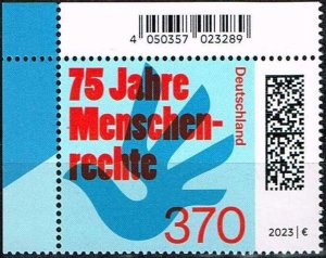 Germany 2023,Sc.#3382 MNH, Universal Declaration of Human Rights, 75 Years