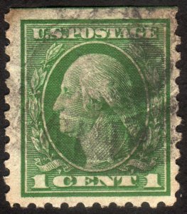 1914, US 1c, Washington, Used, Sc 424