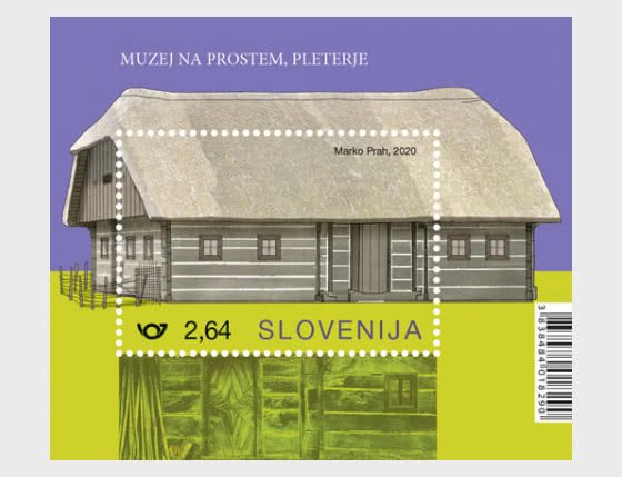 2020 Slovenia House in Open-Air Museum SS (Scott 1416) MNH