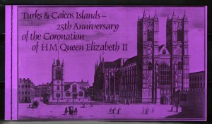 ZAYIX Turks & Caicos 354 MNH Queen Elizabeth II 25th Anniv Coronation 070922SM81