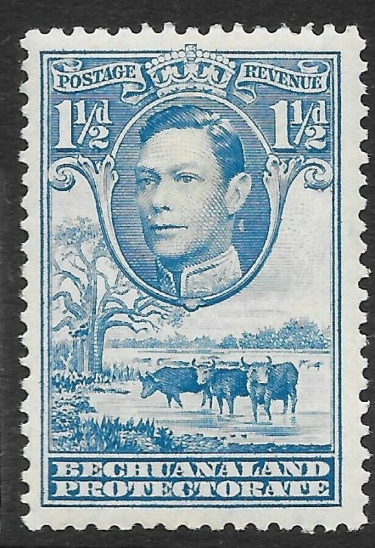 BECHUANALAND SG120 1938 1½d DULL BLUE MTD MINT