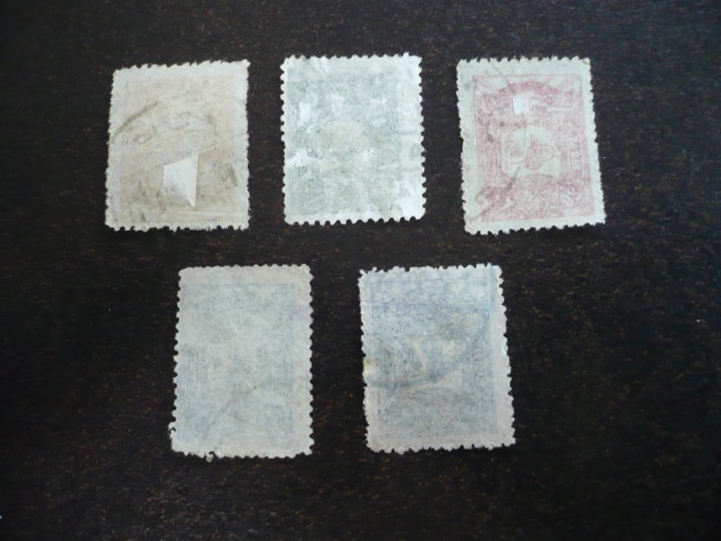 Stamps - Turkey - Scott# 118-122 - Used Partial Set of 5 Stamps