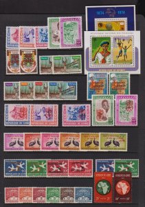 Guinea - 9 sets, 2 souvenir sheets, Mint, NH, cat. $ 62.85