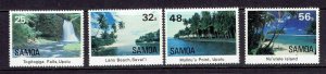 SAMOA - 1984 SCENES - SCOTT 620 TO 623 - MNH