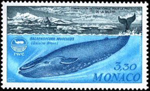 Monaco #1374, Complete Set, 1983, Whales, Never Hinged