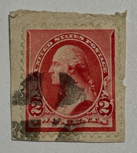 #220 1890 2 cent George Washington stamp