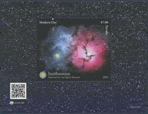 Tuvalu 2021 MNH Space Stamps Modern Day Smithsonian Museums 1v S/S II 