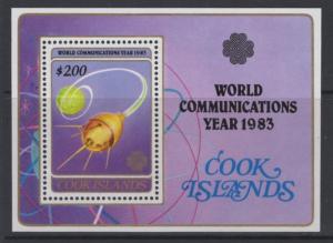 COOK ISLANDS SGMS931 1983 WORLD COMMUNICATIONS YEAR MNH