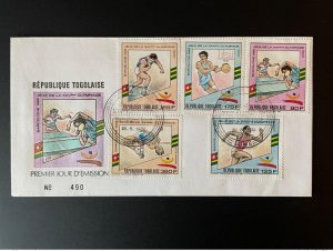 Togo 1989 Mi. 2112 - 2117 FDC 1st Day Olympic Games 1992 Barcelona Ping Pong